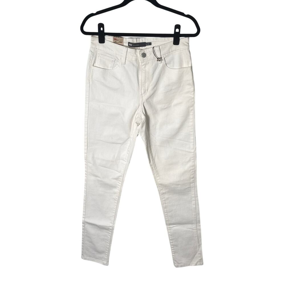 NWT‎ Levi's Womens Hi Rise Skinny Stretch White Jeans Size 8/29